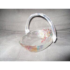 Festive Bells Basket Handle by‎ Mikasa Christmas Holiday glass resin